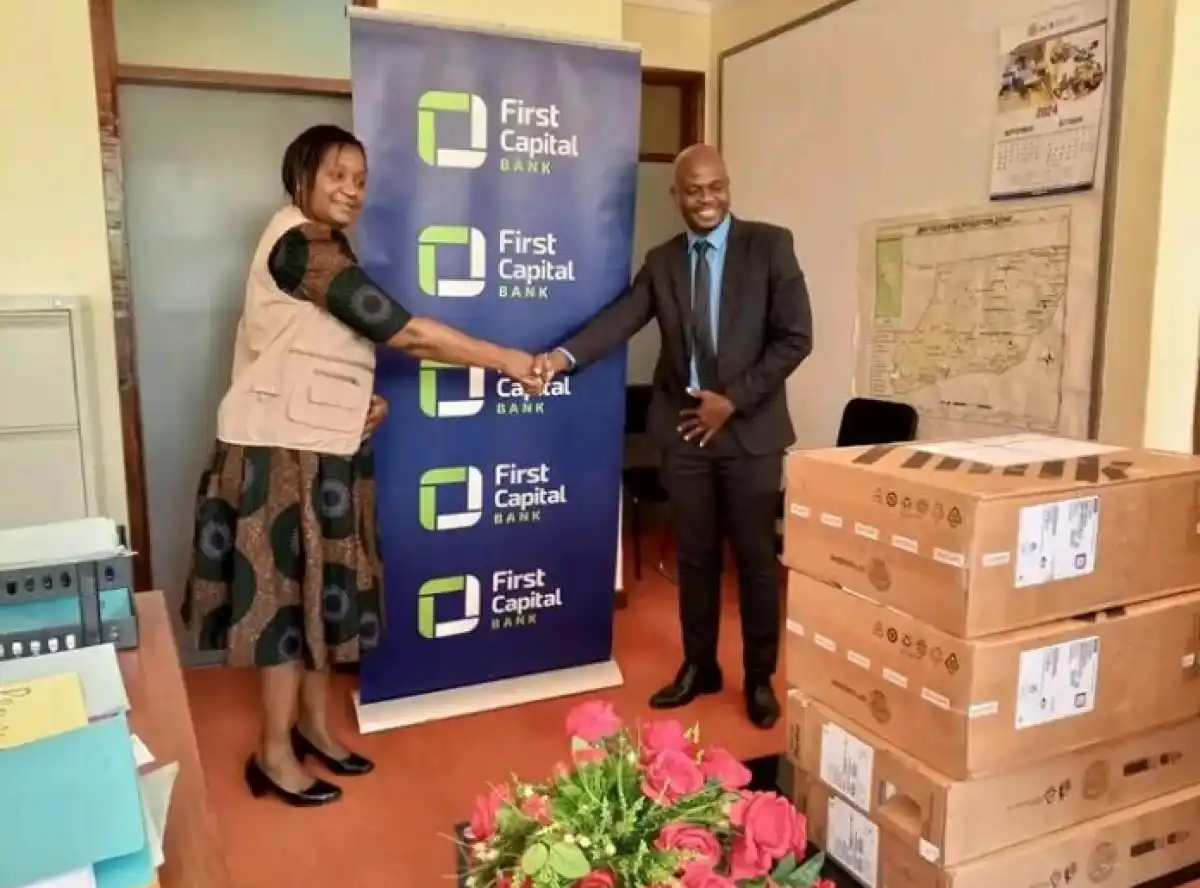 First Capital Bank donates computers worth K6 Million to Mchinji Council