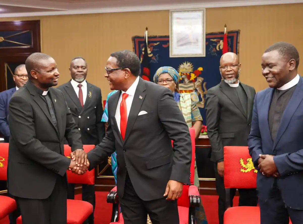 Lazarus Chakwera, CCAP discuss looming hunger, violence