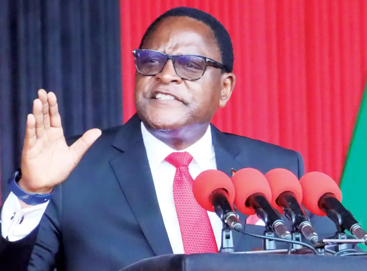 Lazarus Chakwera speaks on US aid freeze