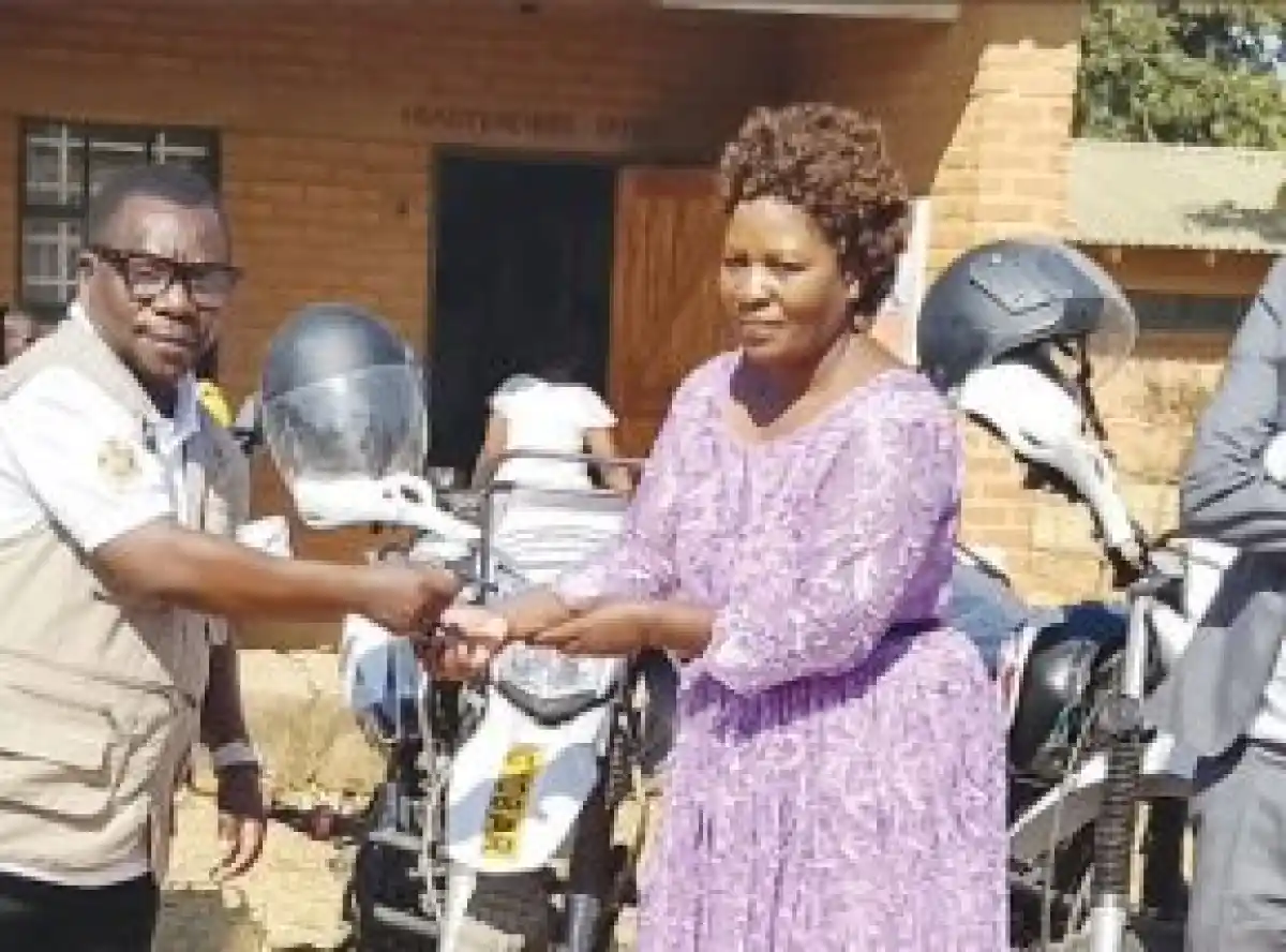 Primary advisers get motorbikes in Chitipa