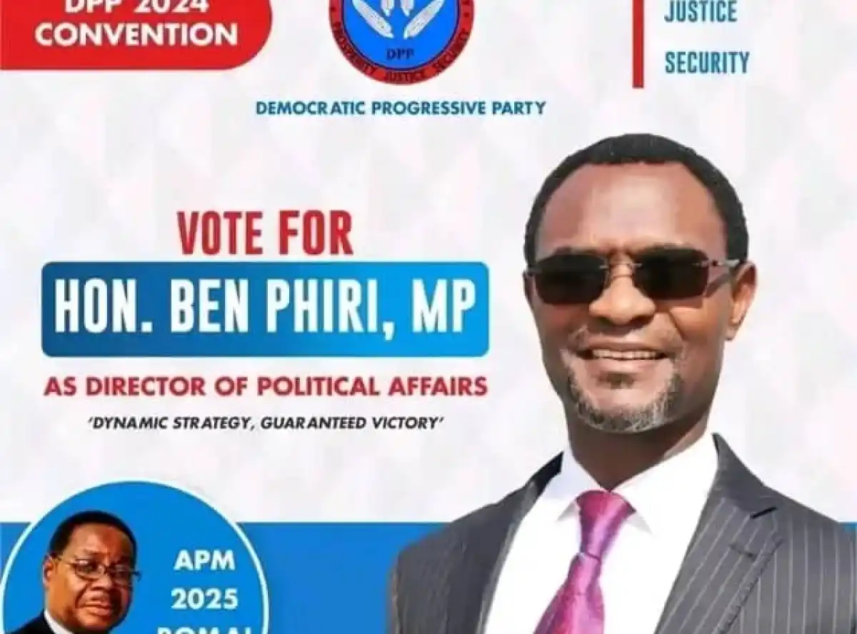 Road to DPP convention: Dr. Ben Phiri for Director of Political Affairs…Vows to lead DPP to Victory in 2025