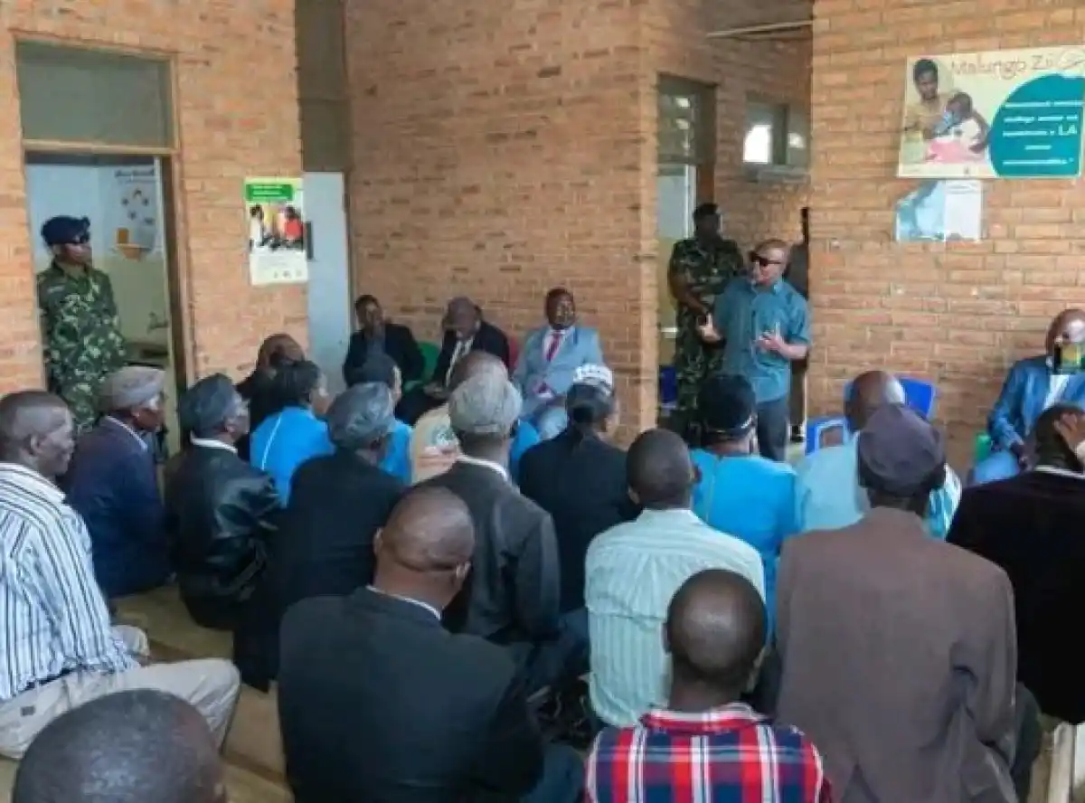 Vice President Dr. Michael Usi Salutes Health Workers